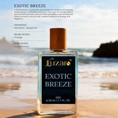Exotic Breeze premium perfume featuring a vibrant and sophisticated scent